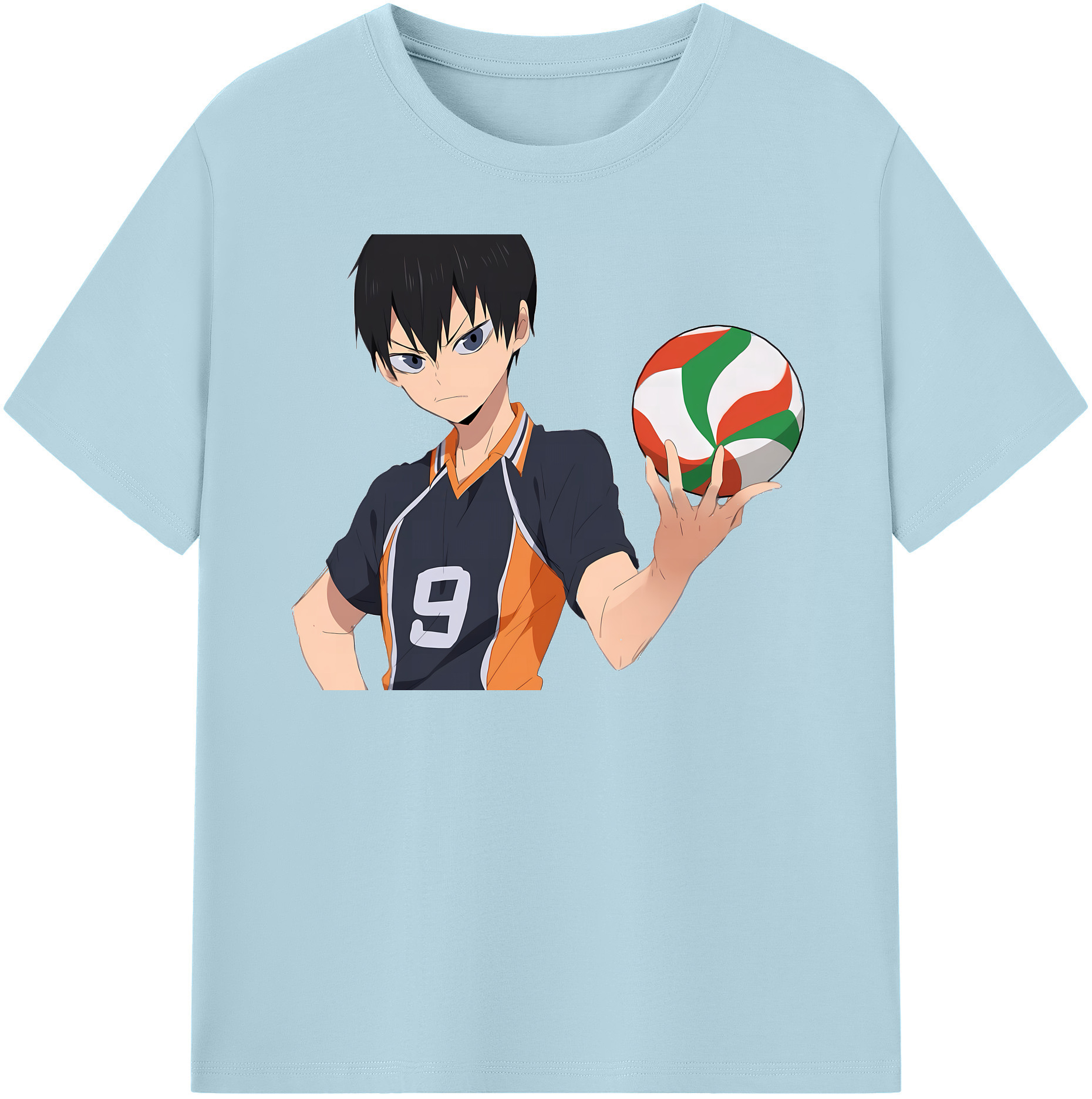 （画像用） ハイキュー!! Haikyu!! 綿100％半袖Tシャツ（フロントプリント）